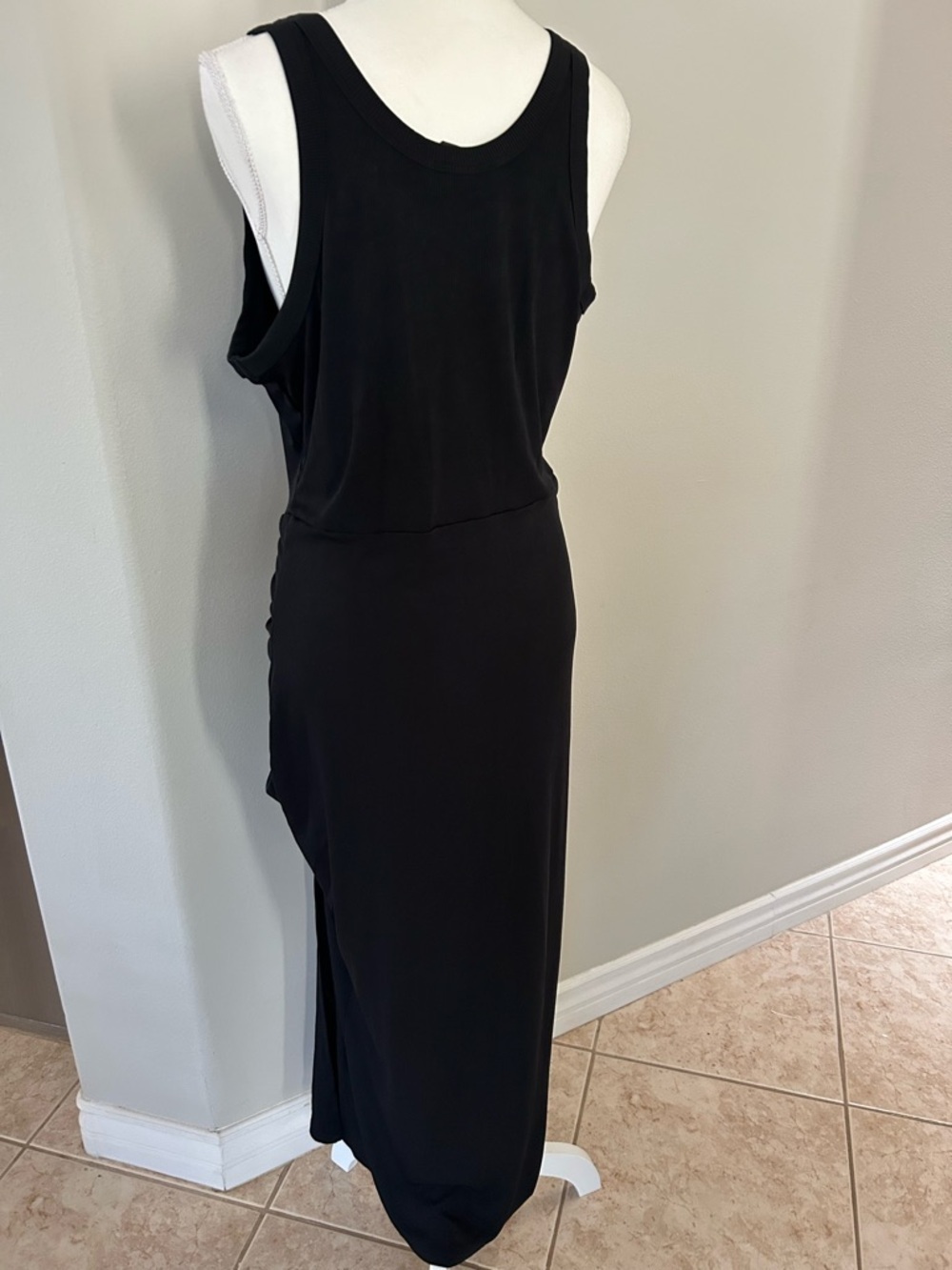 Chicme Ribbed Tank Maxi Dress With Side Ruching - Picture 7 of 12